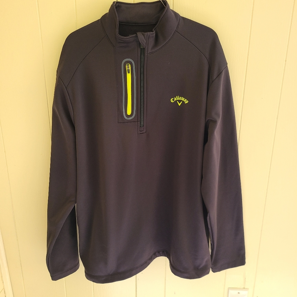 Men's Large Callaway half zip pull over